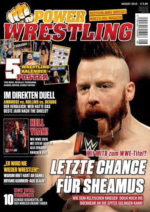 Power Wrestling Magazine August 2015 Magazine PWcatalog