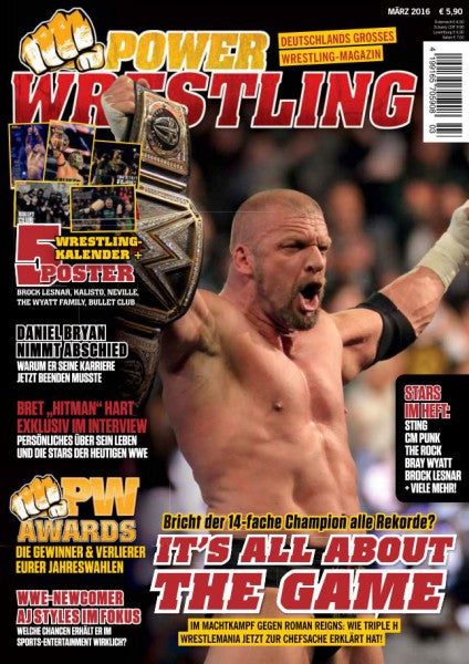 Power Wrestling Magazine March 2016 Magazine PWcatalog