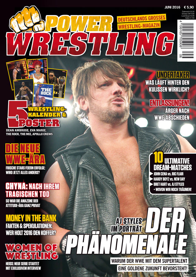 Power Wrestling Magazine June 2016 Magazine PWcatalog