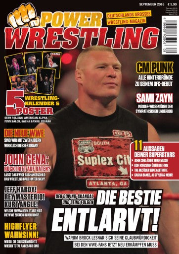 Power Wrestling Magazine September 2016 Magazine PWcatalog