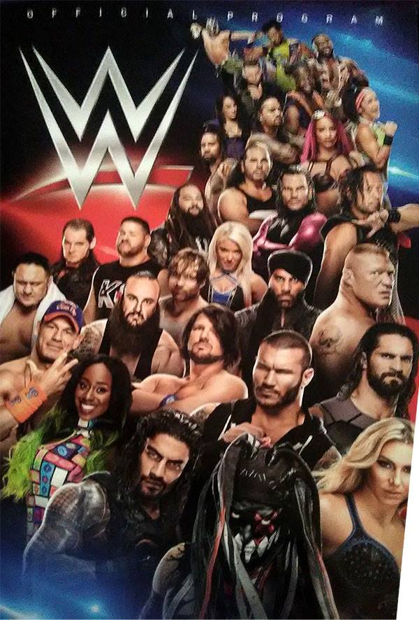 2017 WWE Official Program Magazine PWcatalog