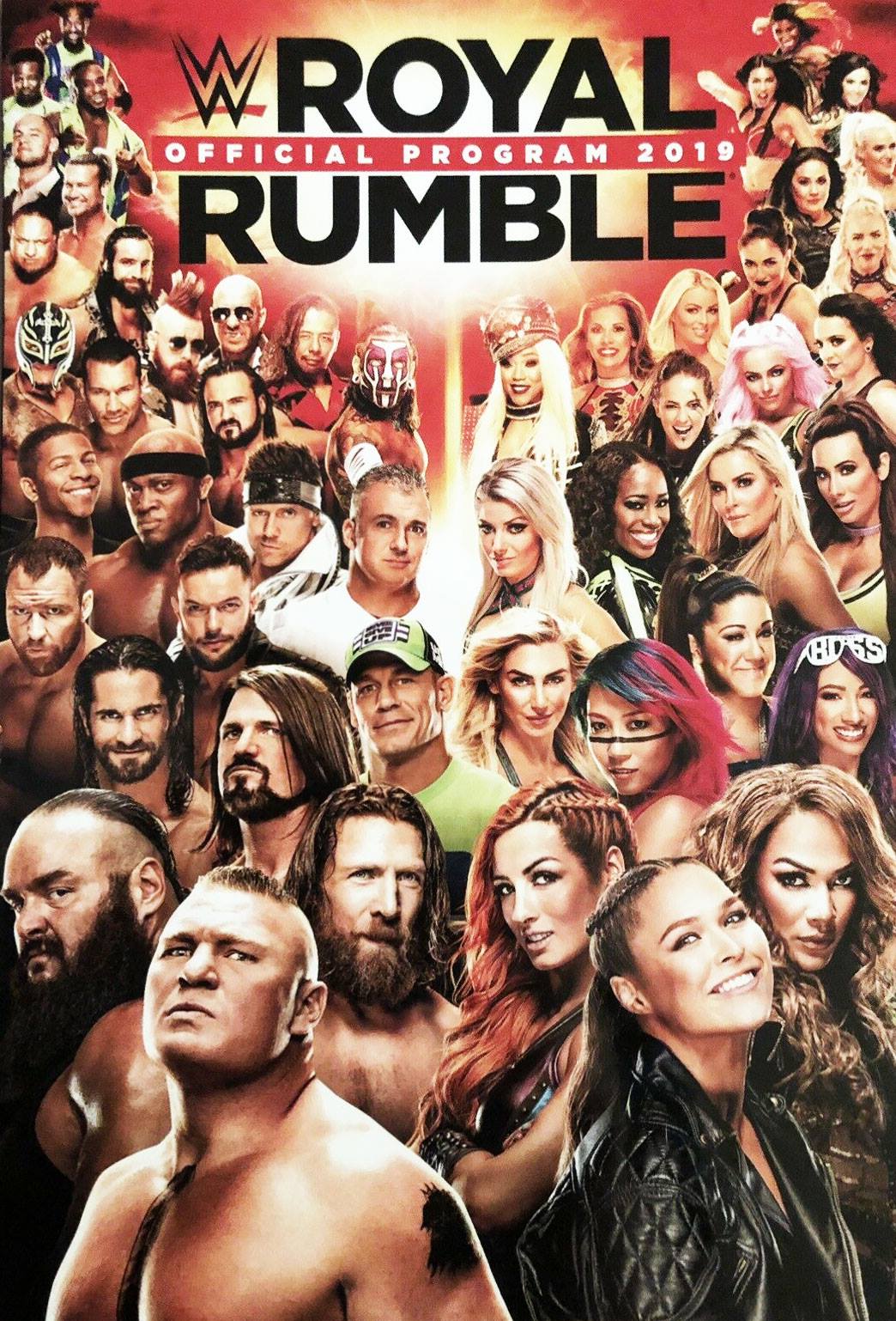 WWE 2019 Royal Rumble Program Magazine PWcatalog