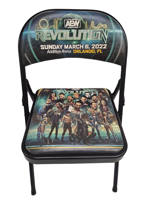 AEW Revolution 2022 Event Chair Chairs PWcatalog