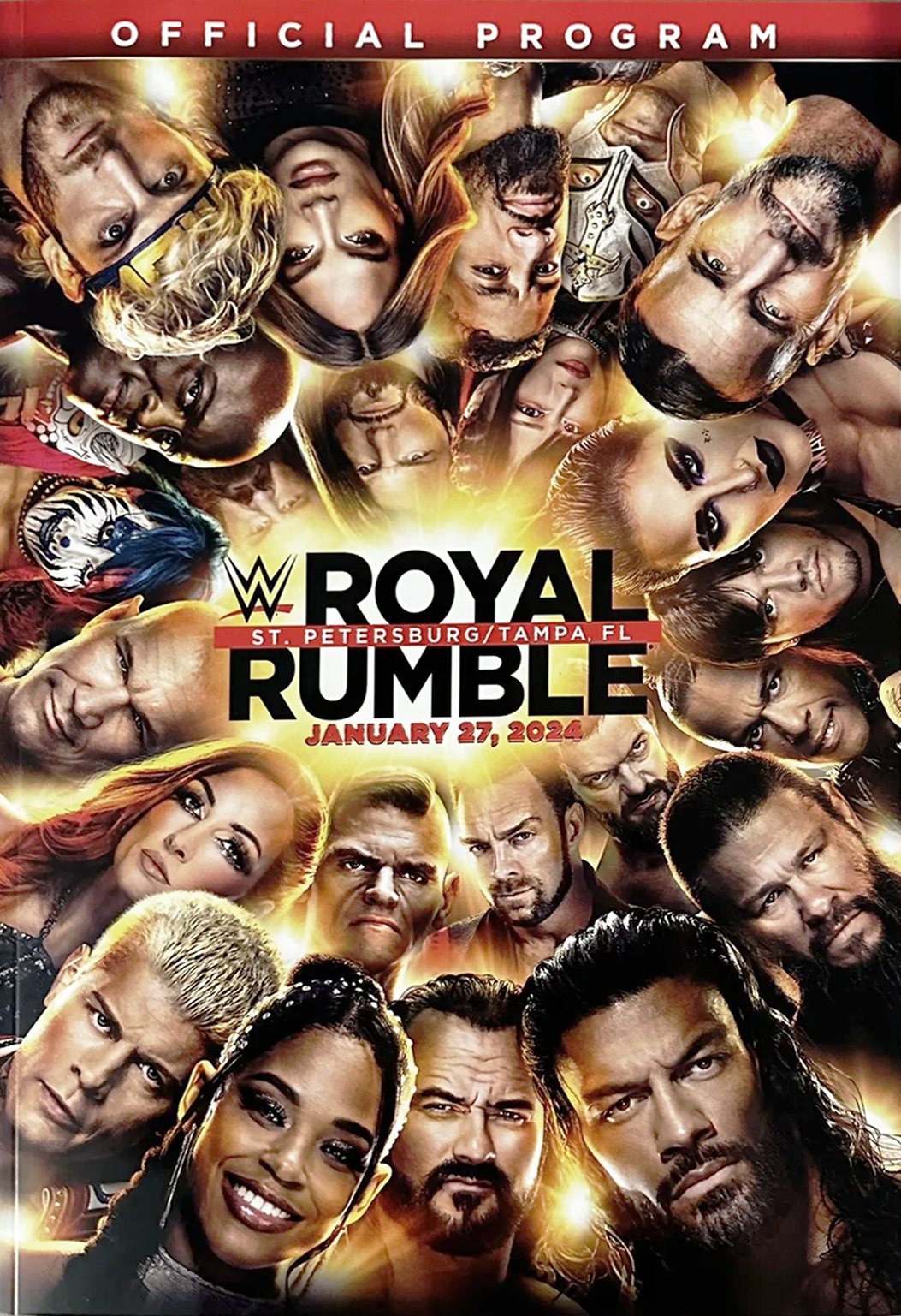 WWE Royal Rumble 2024 Program Magazine PWcatalog
