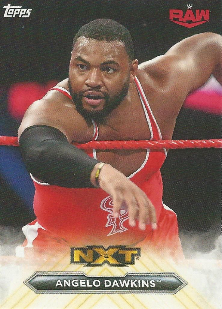 WWE Topps NXT 2020 Angelo Dawkins CU-2 trading card PW Catalog