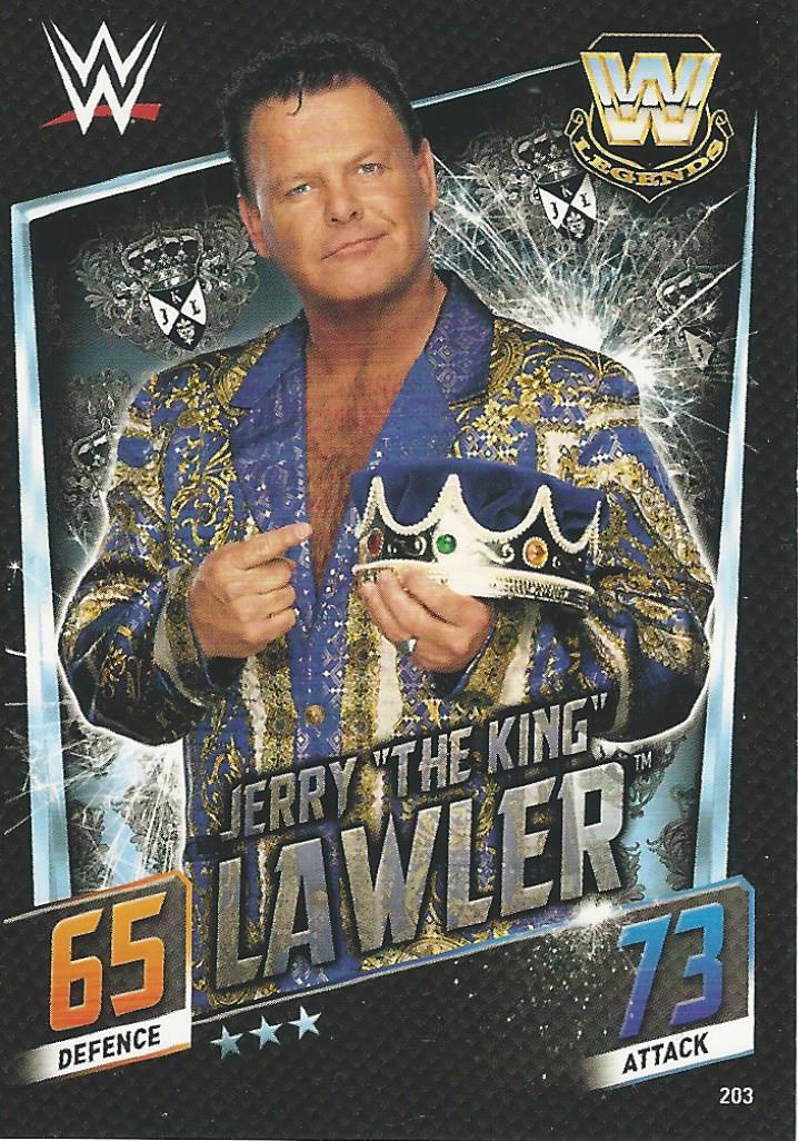 WWE Topps Slam Attax 2015 Then Now Forever Jerry Lawler #203