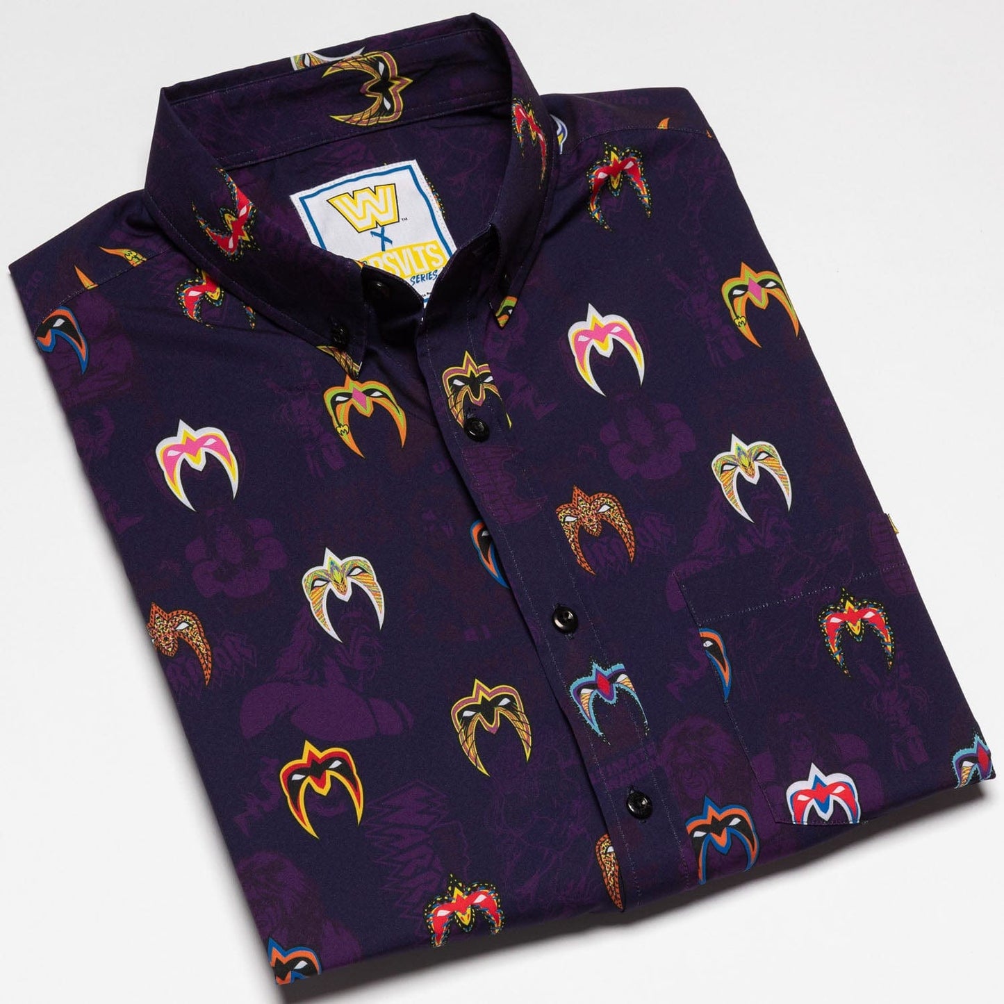 Ultimate Warrior "Face Paint" RSVLTS Button Down Shirt