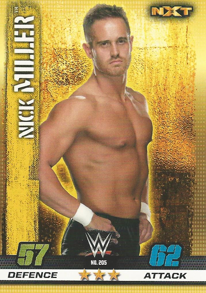 WWE Topps Slam Attax 10th Edition 2017 NXT Nick Miller #205