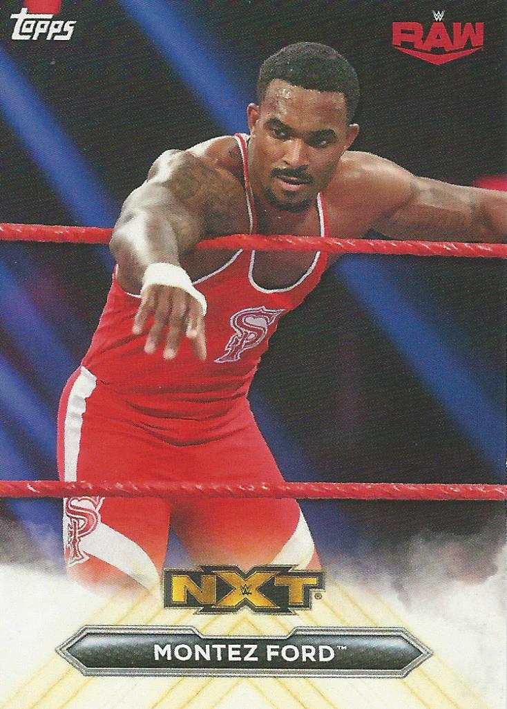 WWE Topps NXT 2020 Montez Ford CU-5 trading card PW Catalog