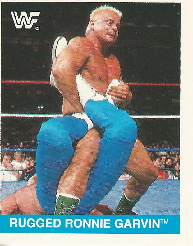 WWF Merlin Sticker Collection 1990 Rugged Ronnie Garvin #205