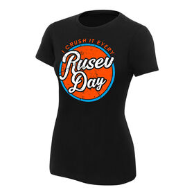 Rusev "I Crush It Every Rusev Day" Women's Authentic T-Shirt T-Shirt PW Catalog