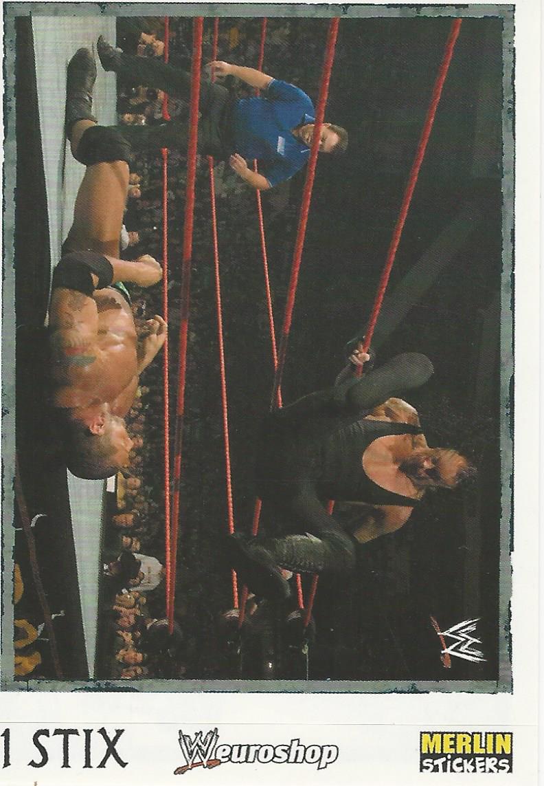 WWE Merlin Heros Stickers 2008 The Undertaker #19