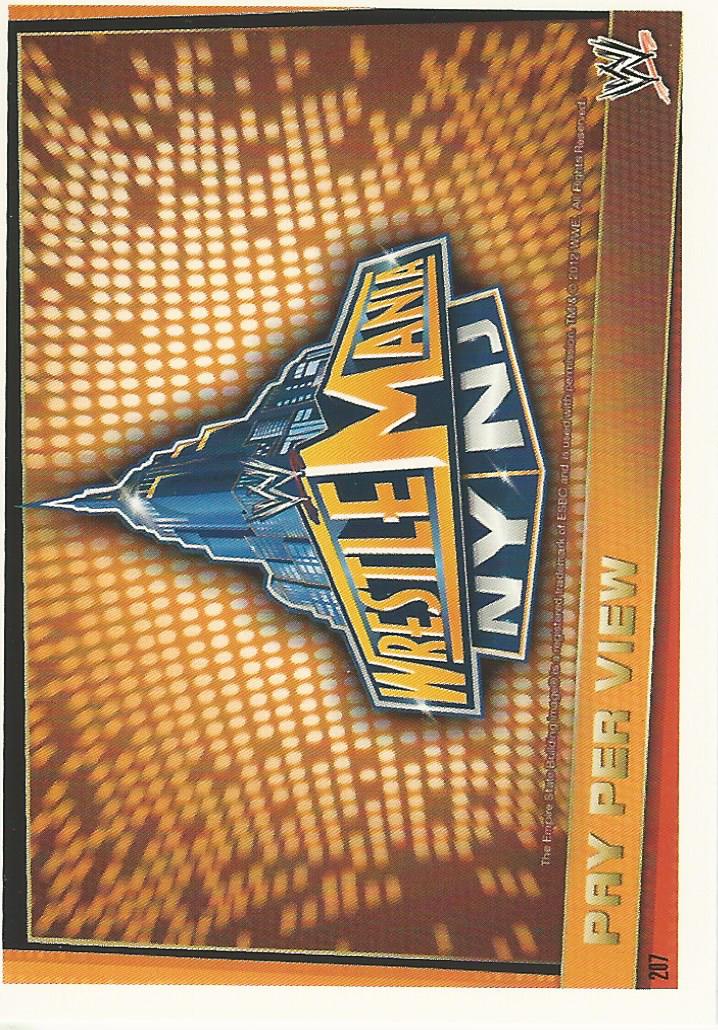 WWE Topps Slam Attax Rebellion 2012 PPV #207