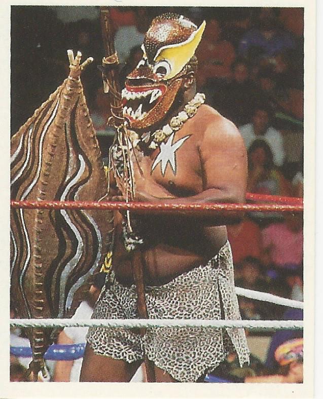 WWF Merlin Stickers 1992 Kamala #208