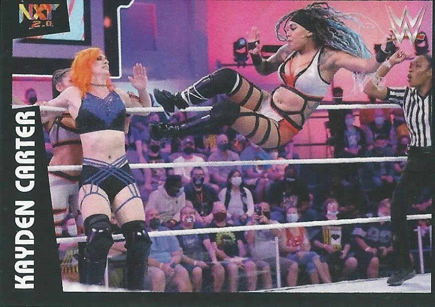 WWE Panini 2022 Sticker Collection Kayden Carter #208