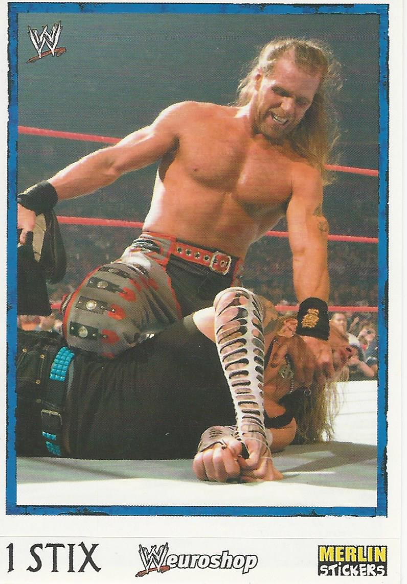 WWE Merlin Heros Stickers 2008 Shawn Michaels #31