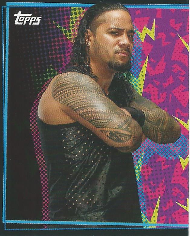 WWE Topps Road to Wrestlemania Stickers 2021 The Usos #209