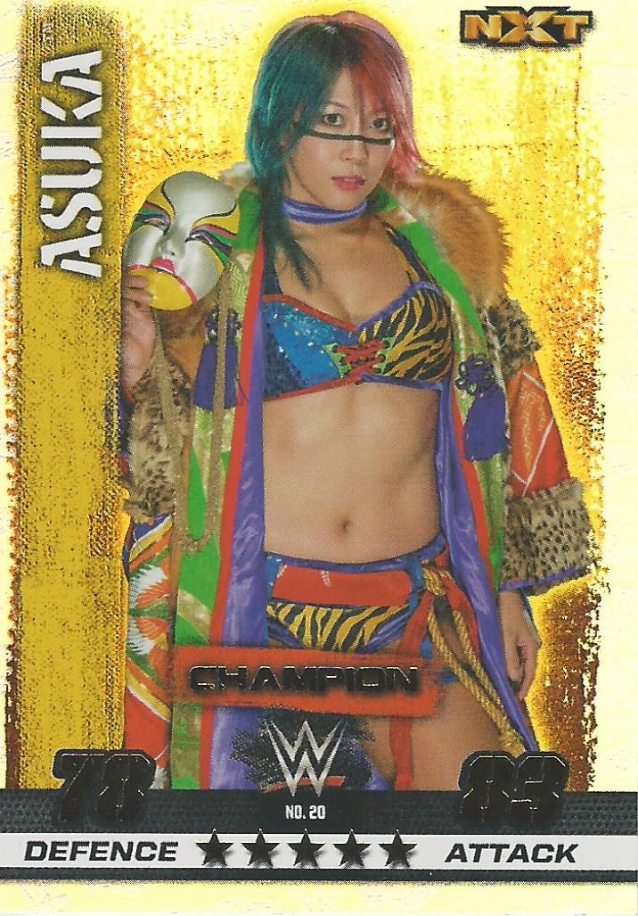 WWE Topps Slam Attax 10th Edition 2017 Champion Asuka #20