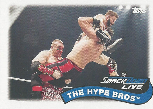 WWE Topps Heritage 2018 Zack Ryder and Mojo Rawley TT-12