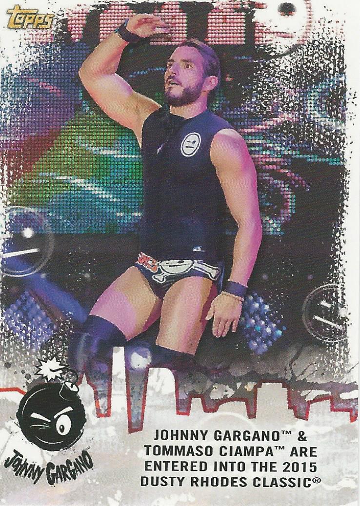 WWE Topps NXT 2020 Johnny Gargano JG-1 trading card PW Catalog