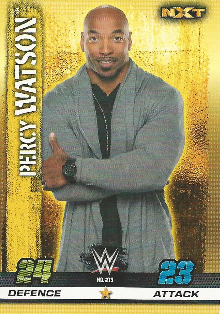 WWE Topps Slam Attax 10th Edition 2017 NXT Percy Watson #213