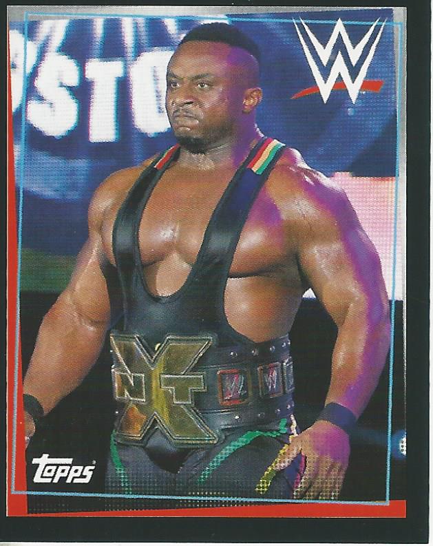 WWE Topps Road to Wrestlemania Stickers 2021 Big E #213
