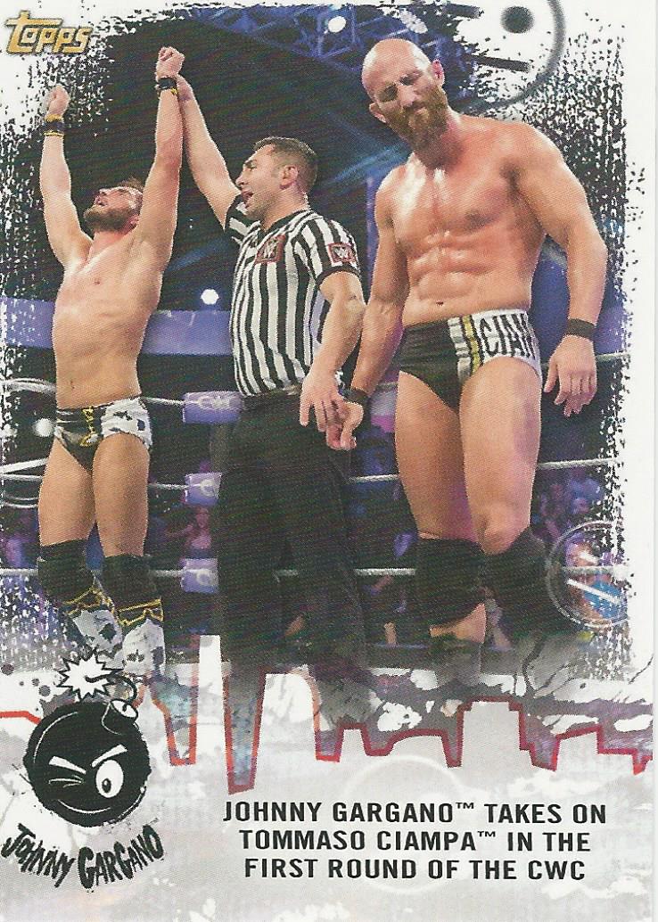 WWE Topps NXT 2020 Johnny Gargano JG-3 trading card PW Catalog