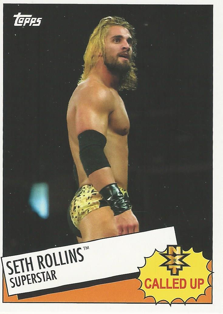 WWE Topps Heritage 2015 Seth Rollins 13 of 30 trading card PW Catalog