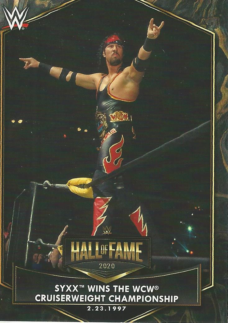 WWE Topps 2021 Syxx X-PAC HOF-7 trading card PW Catalog