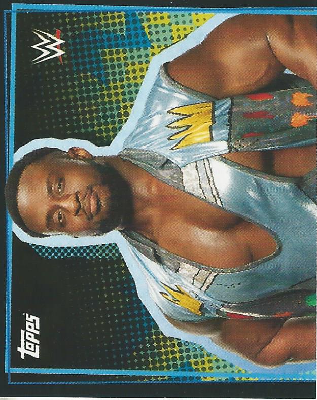 WWE Topps Road to Wrestlemania Stickers 2021 Big E #214