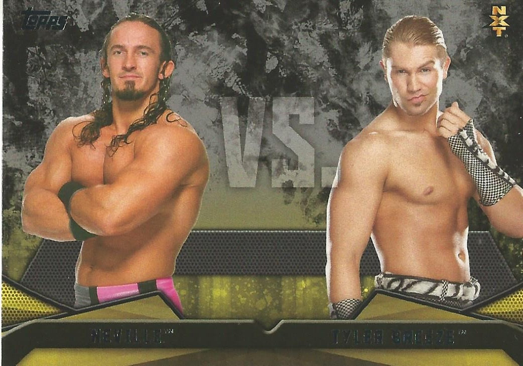 WWE Topps Then Now Forever 2016 Neville vs. Tyler Breeze #15