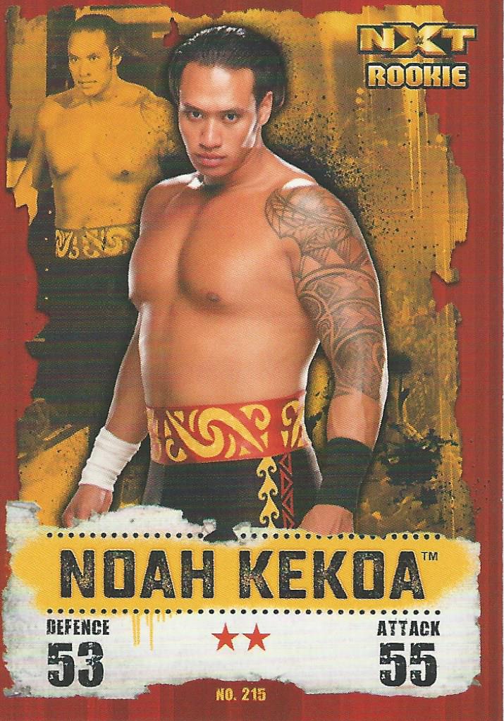 WWE Topps Slam Attax Takeover 2016 Noah Kekoa #215
