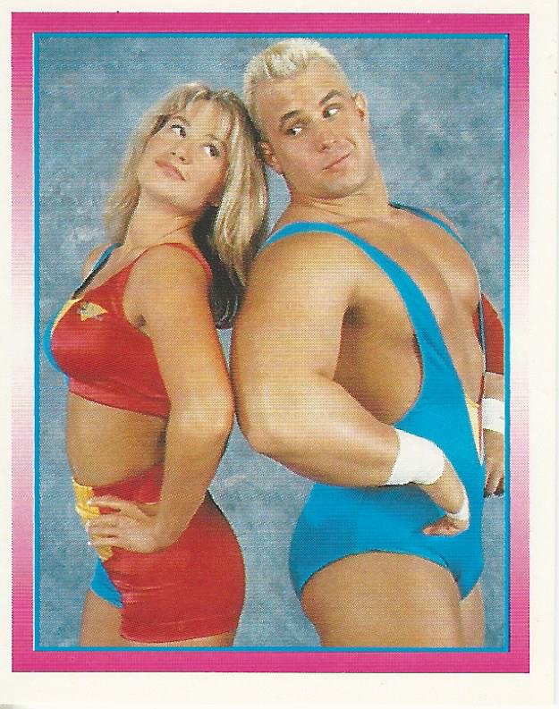 WWF Merlin Stickers 1995 Skip and Sunny #216