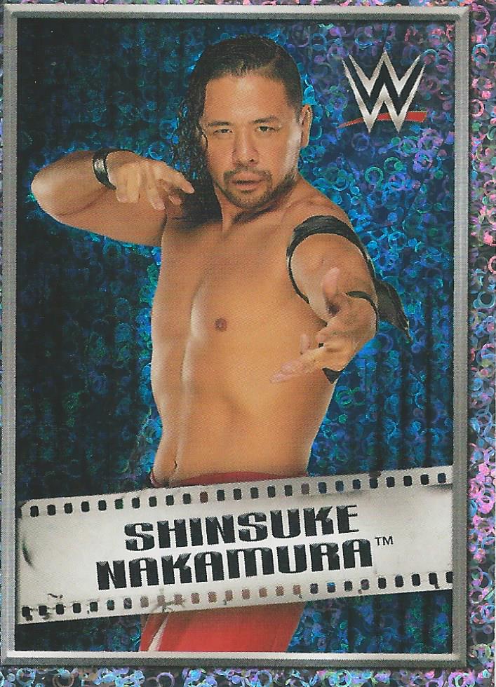 WWE Topps 2018 Stickers Shinsuke Nakamura Foil #216