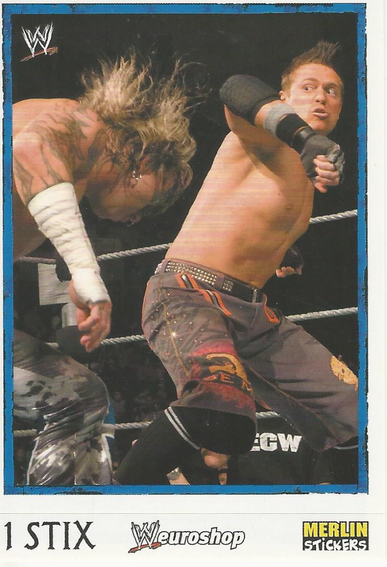 WWE Merlin Heros Stickers 2008 The Miz #102