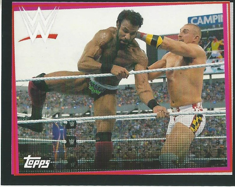 WWE Topps Road to WrestleMania Stickers 2021 Mojo Rawley #216