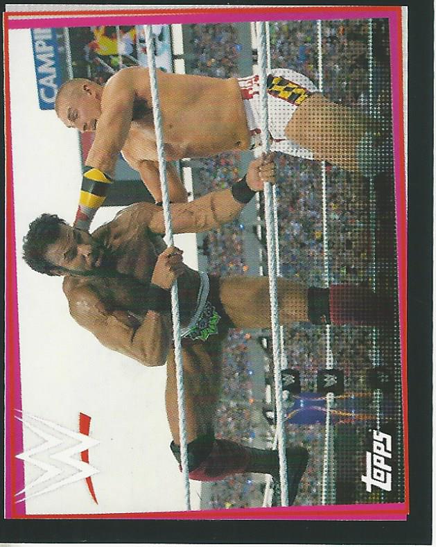 WWE Topps Road to Wrestlemania Stickers 2021 Mojo Rawley #216