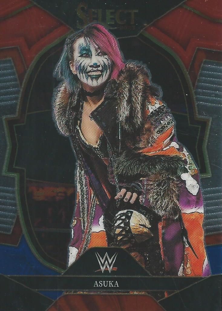 WWE Panini Select 2023 Red/Silver/Blue Asuka #46