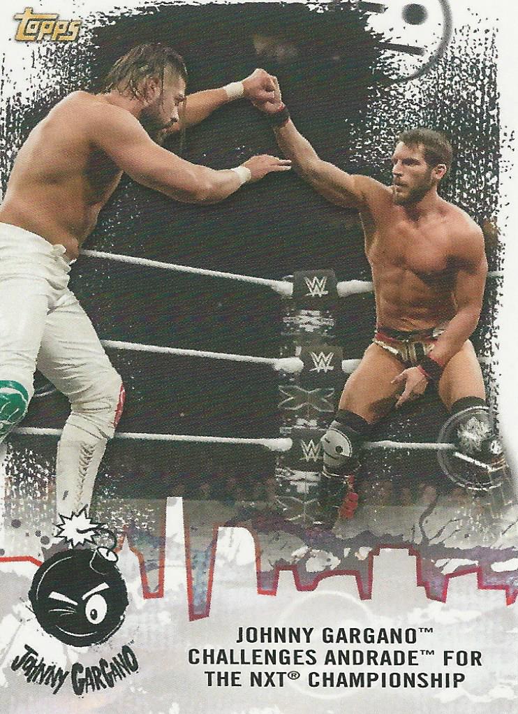 WWE Topps NXT 2020 Johnny Gargano JG-10 trading card PW Catalog