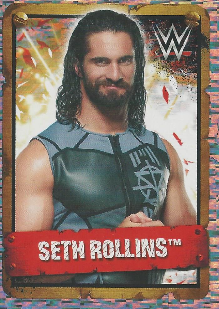 WWE Topps Stickers 2017 Seth Rollins Foil #220