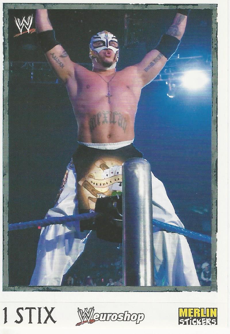WWE Merlin Heros Stickers 2008 Rey Mysterio #152