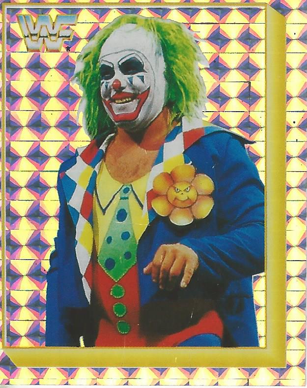 WWF Merlin Sticker 1994 Doink #223 Version 2