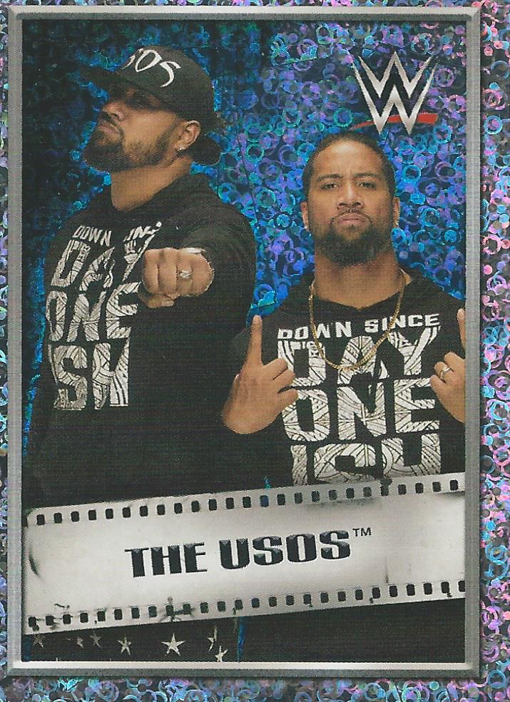 WWE Topps 2018 Stickers The Usos Foil #226