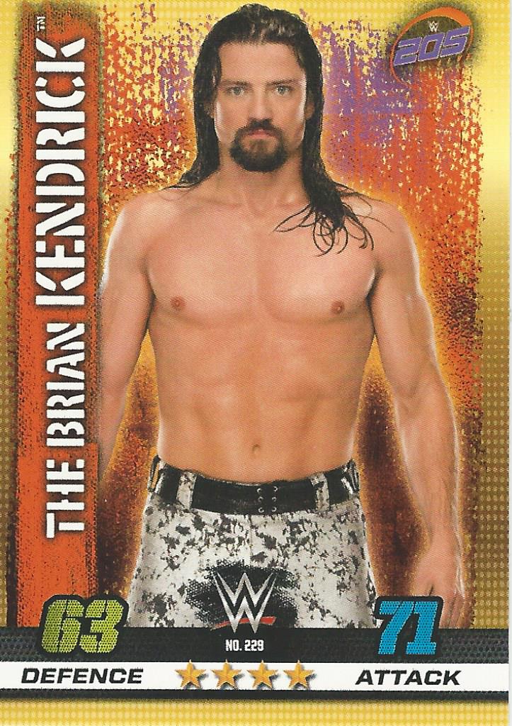 WWE Topps Slam Attax 10th Edition 2017 The Brian Kendrick #229