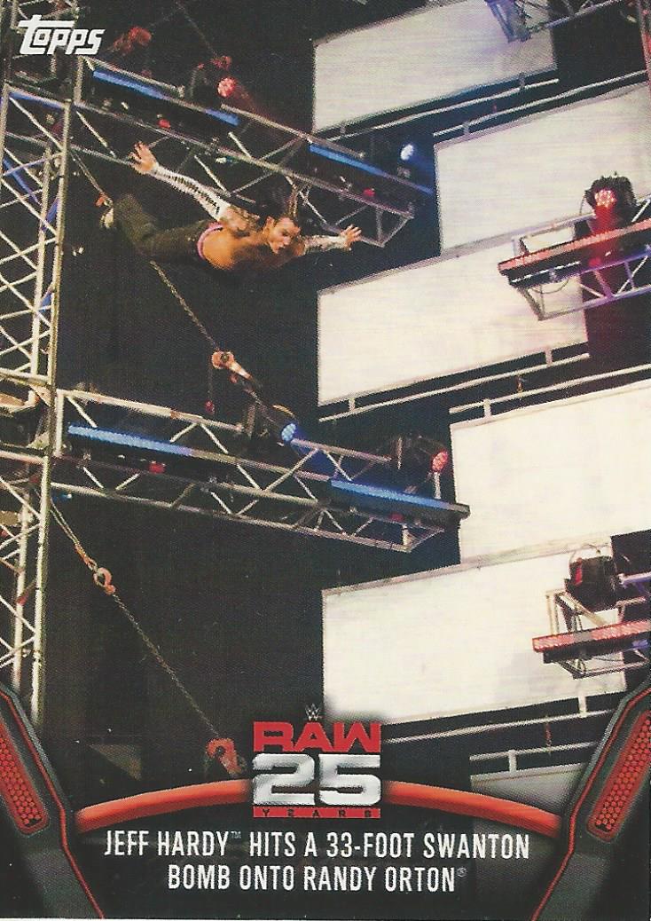 WWE Topps Then Now Forever 2018 Jeff Hardy Raw-29 trading card PW Catalog