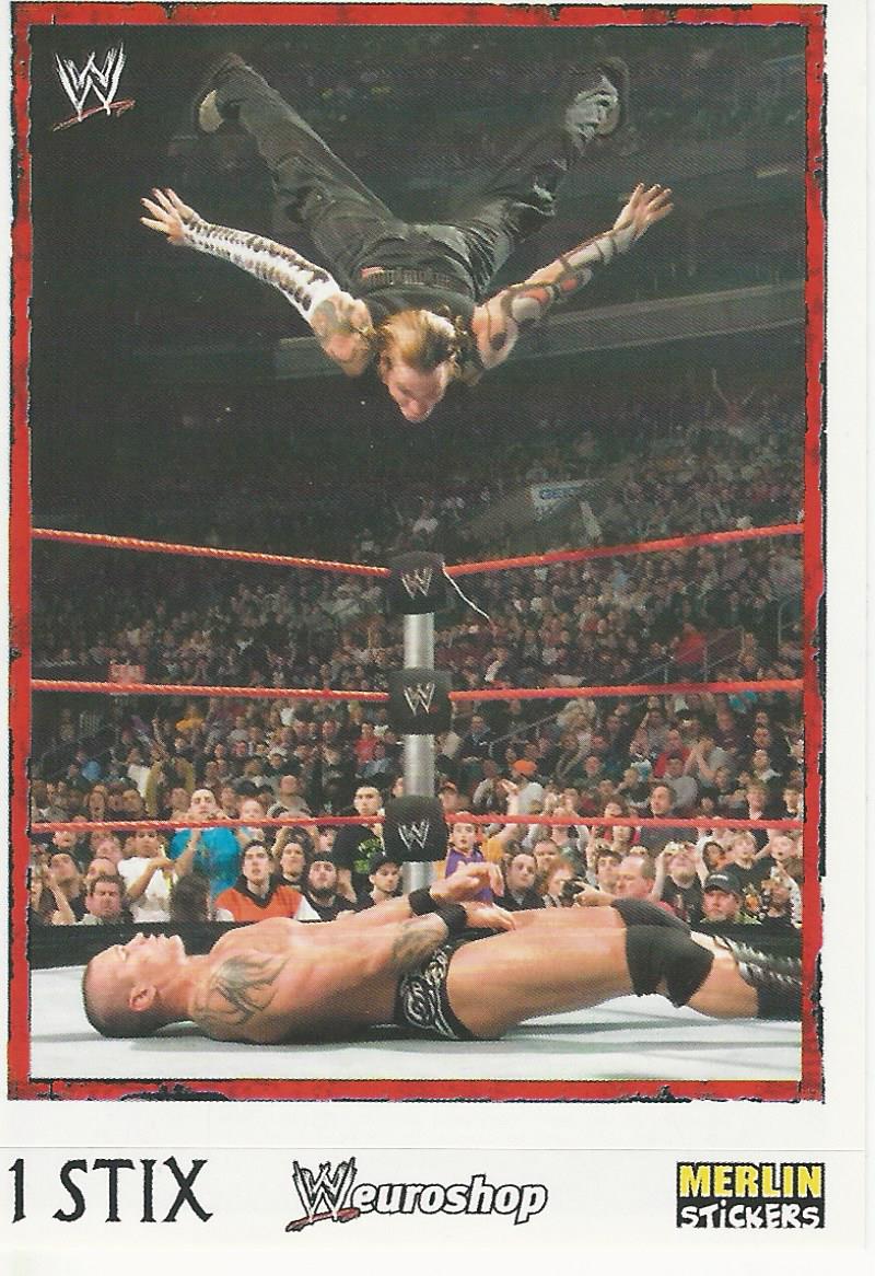 WWE Merlin Heros Stickers 2008 Jeff Hardy #207