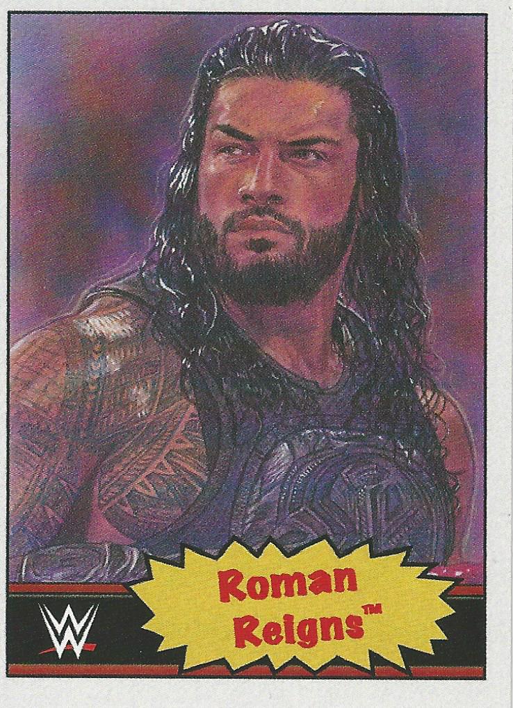 WWE Topps Living Set 2021 Roman Reigns Error #22
