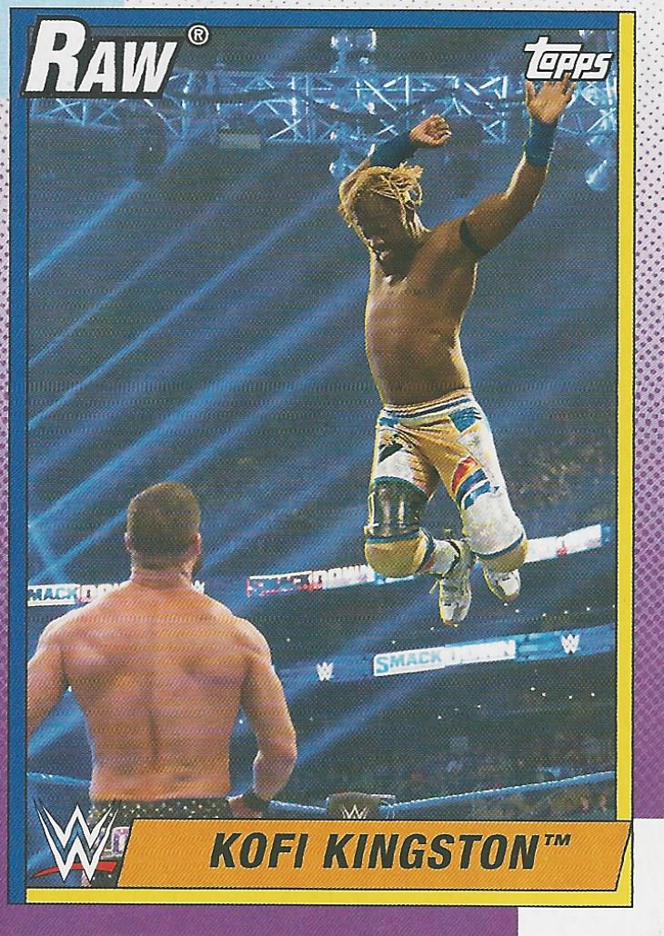 WWE Topps Heritage 2021 Kofi Kingston #22