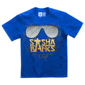 Sasha Banks "Shades" Youth Authentic T-Shirt T-Shirt PW Catalog