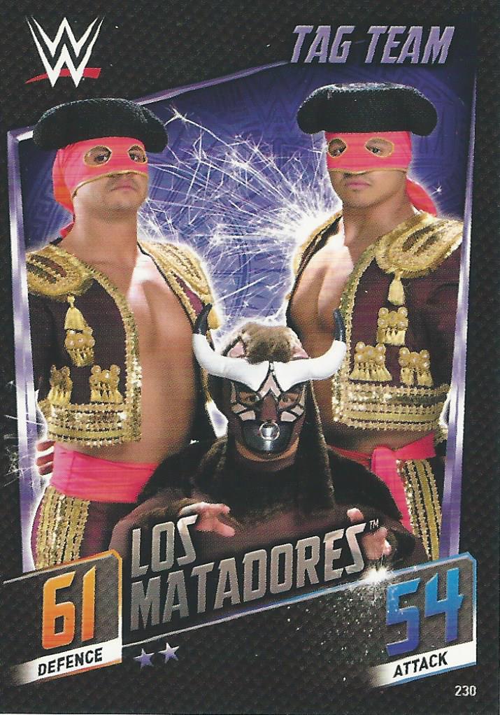WWE Topps Slam Attax 2015 Then Now Forever Los Matadores #230